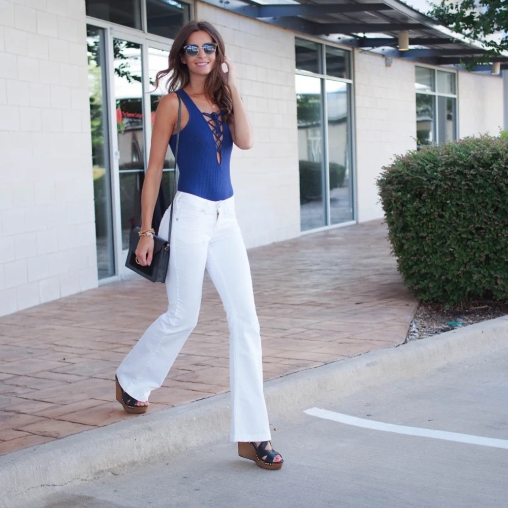 Silver white Dallas jeans
